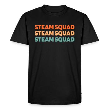 Master Builder Squad - Men's Premium Organic T-Shirt - black - Front - Nico (187cm)