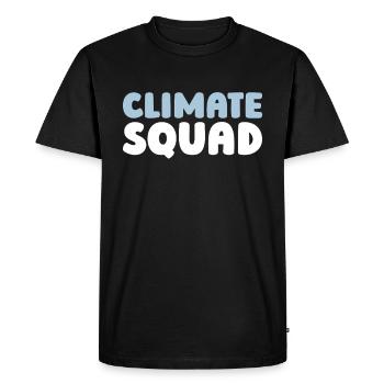 Équipe d’experts en démolition - T-shirt Premium bio Homme - noir - Devant - Nico (187cm)
