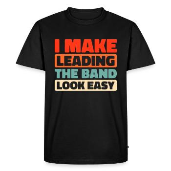 Escouade d’ambulanciers - T-shirt Premium bio Homme - noir - Devant - Nico (187cm)