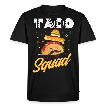 Taco Tacos Apperal - Men's Premium Organic T-Shirt - black - Front - Nico (187cm)