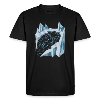 Conception de thérapie par le froid - Motif d’amateur de bain de glace - T-shirt Premium bio Homme - noir - Devant - Nico (187cm)