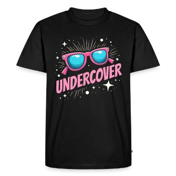 Déguisement Undercover - Sunglasses Fun - T-shirt Premium bio Homme - noir - Devant - Nico (187cm)