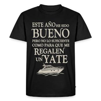 Good but not enough - Men's Premium Organic T-Shirt - black - Front - Nico (187cm)