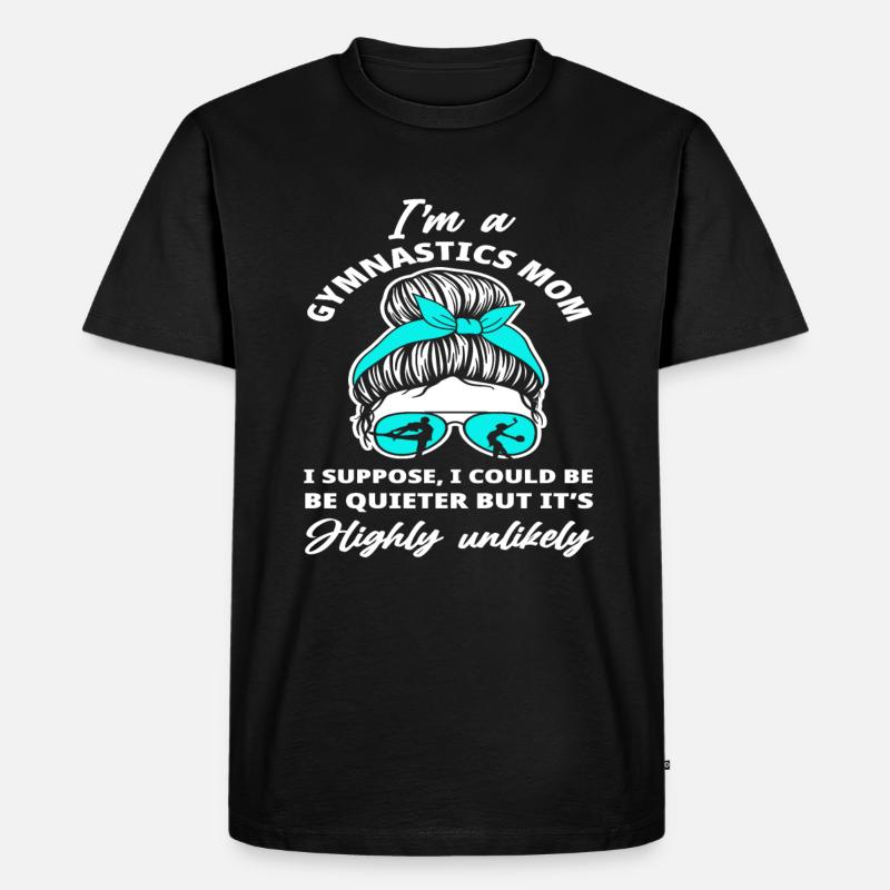 Turner Mama Mutter Geschenk - Männer Premium Bio T-Shirt - Schwarz