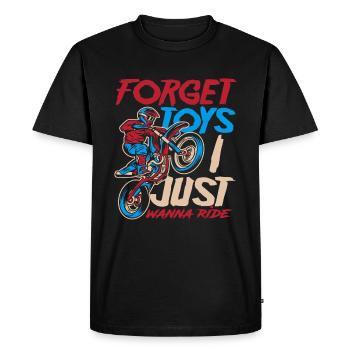 Motocross Boys Young Motorcross Racers - Men's Premium Organic T-Shirt - black - Front - Nico (187cm)