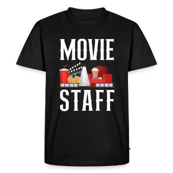 Film Cinema Movie Lovers Home Theater - Men's Premium Organic T-Shirt - black - Front - Nico (187cm)