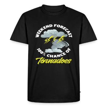 Storm Chaser Weekend Storm Chase - Men's Premium Organic T-Shirt - black - Front - Nico (187cm)