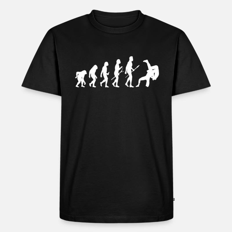 Évolution de la lutte - T-shirt Premium bio Homme - noir