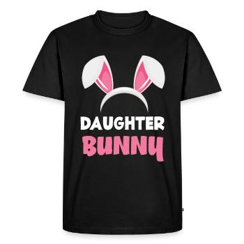 Daughter Bunny Easter Bunny Ears Easter - Men's Premium Organic T-Shirt - black - Front - Nico (187cm)
