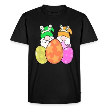 Easter Eggs Easter - Men's Premium Organic T-Shirt - black - Front - Nico (187cm)