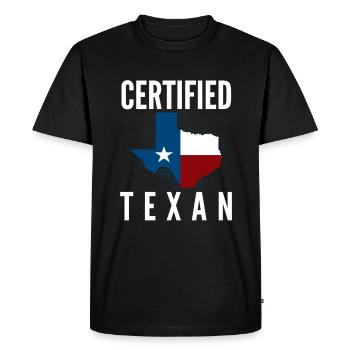 Texas Texans - T-shirt Premium bio Homme - noir - Devant - Nico (187cm)
