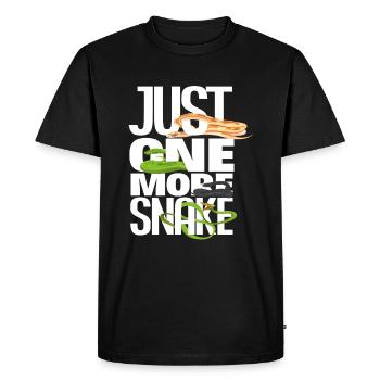 Snake Owner - Men's Premium Organic T-Shirt - black - Front - Nico (187cm)