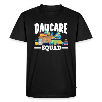 Coffre à jouets Nursery Squad - T-shirt Premium bio Homme - noir - Devant - Nico (187cm)