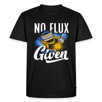 No Flux Given Welder Humor - Men's Premium Organic T-Shirt - black - Front - Nico (187cm)