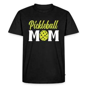 Maman de pickleball - T-shirt Premium bio Homme - noir - Devant - Nico (187cm)