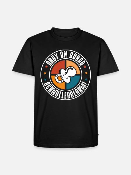 Baby on Board - Men's Premium Organic T-Shirt - black