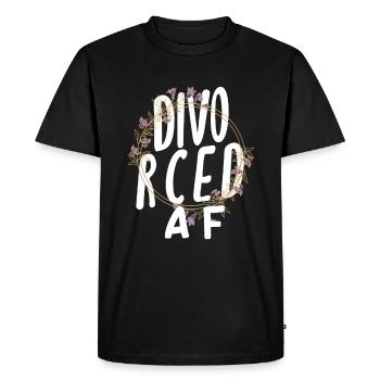 Divorcé af Empowerment Scheidung - T-shirt Premium bio Homme - noir - Devant - Nico (187cm)