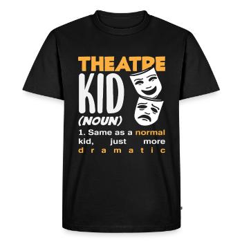 Comédie musicale Lover Théâtre Enfant - T-shirt Premium bio Homme - noir - Devant - Nico (187cm)