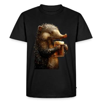 Fourmilier - T-shirt Premium bio Homme - noir - Devant - Nico (187cm)