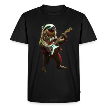 Sloth - Men's Premium Organic T-Shirt - black - Front - Nico (187cm)