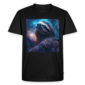 Paresse - T-shirt Premium bio Homme - noir - Devant - Nico (187cm)