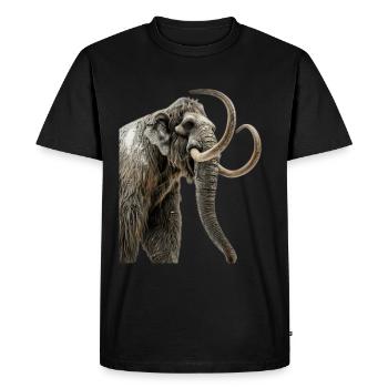 Mammoth - Men's Premium Organic T-Shirt - black - Front - Nico (187cm)