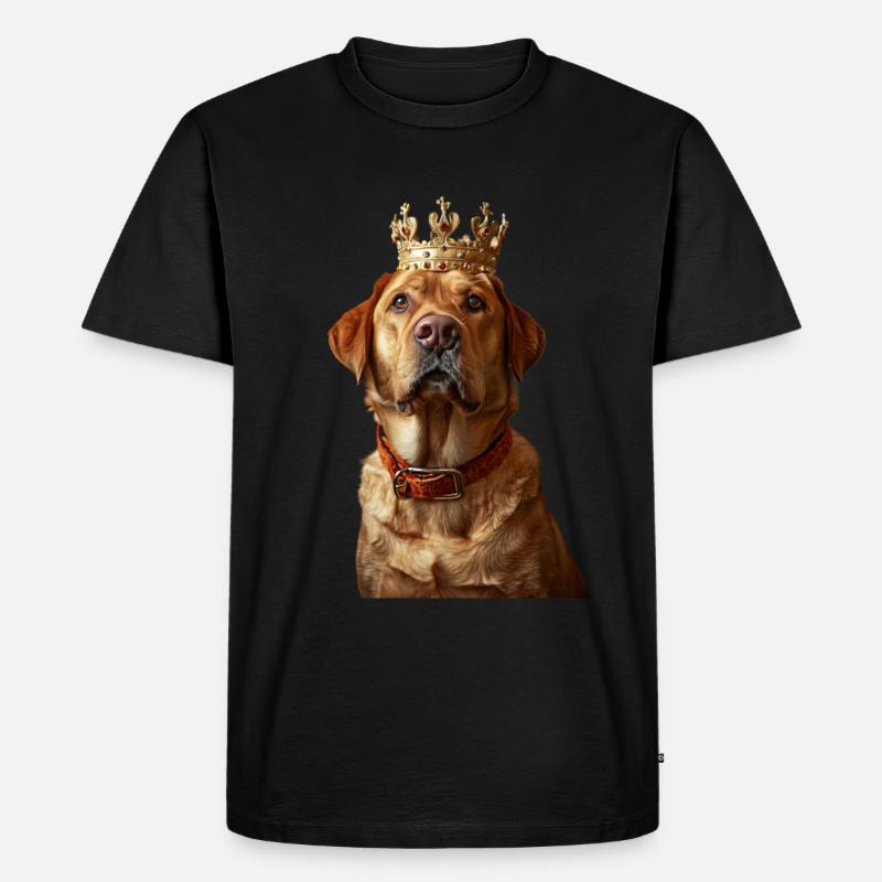 Labrador Retriever - Männer Premium Bio T-Shirt - Schwarz