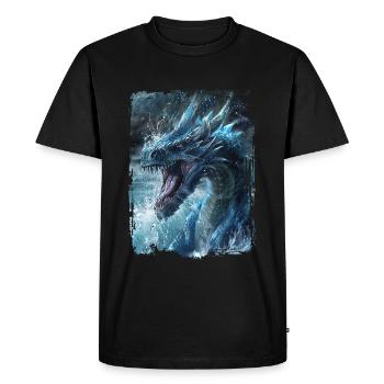 Cerf-volant - T-shirt Premium bio Homme - noir - Devant - Nico (187cm)