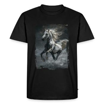 Appaloosa - T-shirt Premium bio Homme - noir - Devant - Nico (187cm)