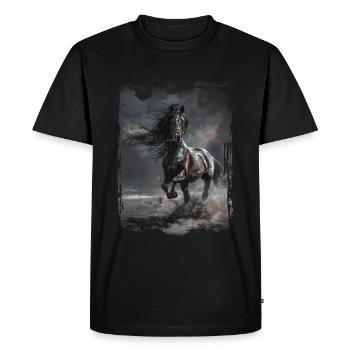 Arabe - T-shirt Premium bio Homme - noir - Devant - Nico (187cm)
