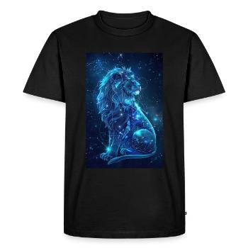 Verseau - T-shirt Premium bio Homme - noir - Devant - Nico (187cm)