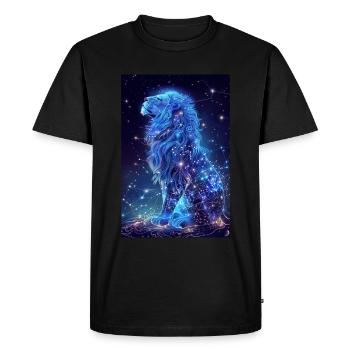 Vierge - T-shirt Premium bio Homme - noir - Devant - Nico (187cm)