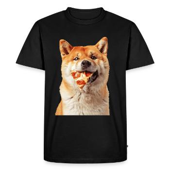 Akita - T-shirt Premium bio Homme - noir - Devant - Nico (187cm)