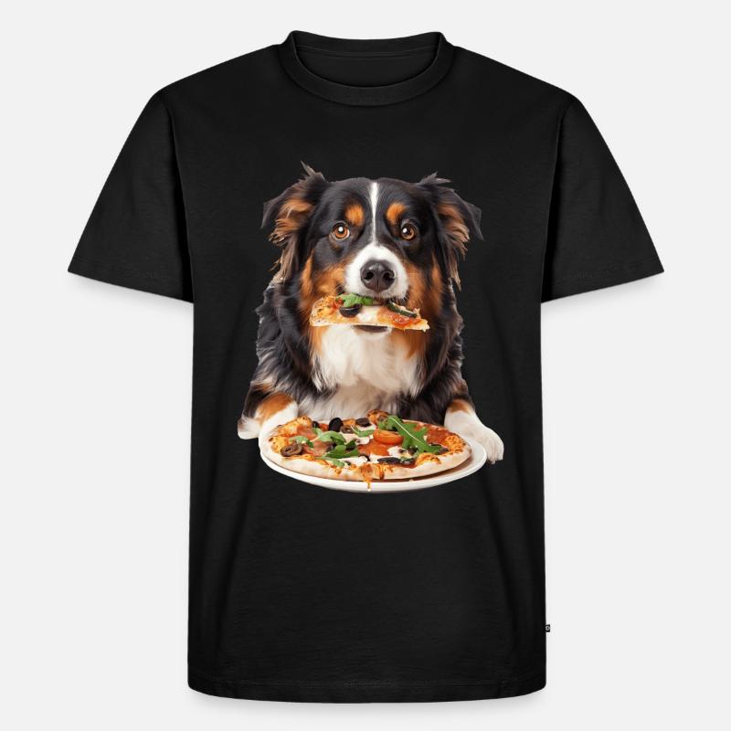 Australischer Schäferhund - Männer Premium Bio T-Shirt - Schwarz