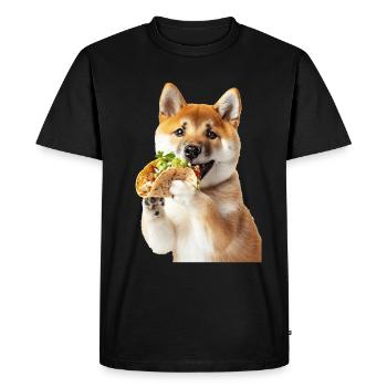 Akita - T-shirt Premium bio Homme - noir - Devant - Nico (187cm)