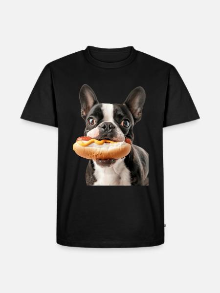 Boston Terrier - Men's Premium Organic T-Shirt - black
