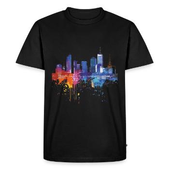 Frise-Sud-Ouest - T-shirt Premium bio Homme - noir - Devant - Nico (187cm)