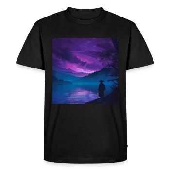 Japon - T-shirt Premium bio Homme - noir - Devant - Nico (187cm)
