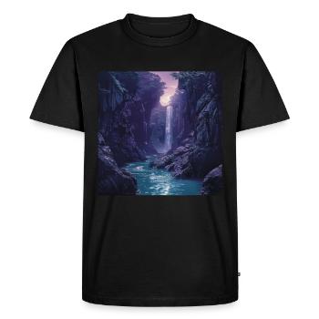 Japon - T-shirt Premium bio Homme - noir - Devant - Nico (187cm)