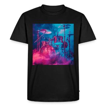 Percussion - T-shirt Premium bio Homme - noir - Devant - Nico (187cm)