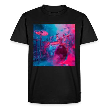 Percussion - Men's Premium Organic T-Shirt - black - Front - Nico (187cm)