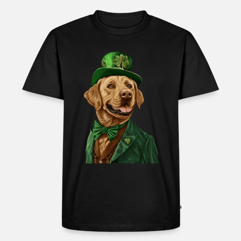 Labrador Retriever - Männer Premium Bio T-Shirt - Schwarz