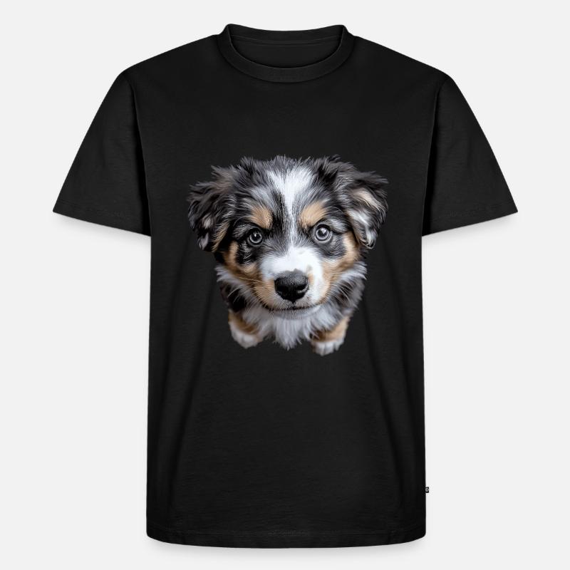 Australischer Schäferhund - Männer Premium Bio T-Shirt - Schwarz