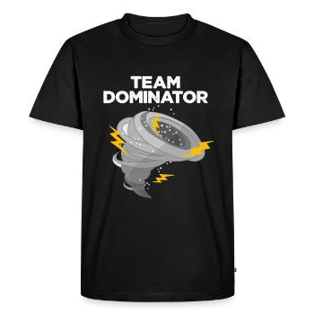 Tornade - T-shirt Premium bio Homme - noir - Devant - Nico (187cm)