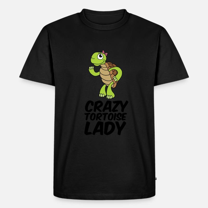 SChildkröte Lustig Mädchen Geschenk - Männer Premium Bio T-Shirt - Schwarz