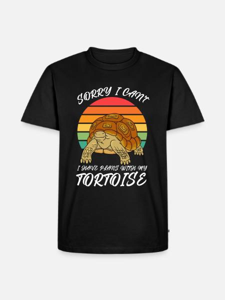 Turtle - Men's Premium Organic T-Shirt - black