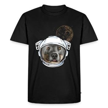 Australian Cattle Dog - Men's Premium Organic T-Shirt - black - Front - Nico (187cm)
