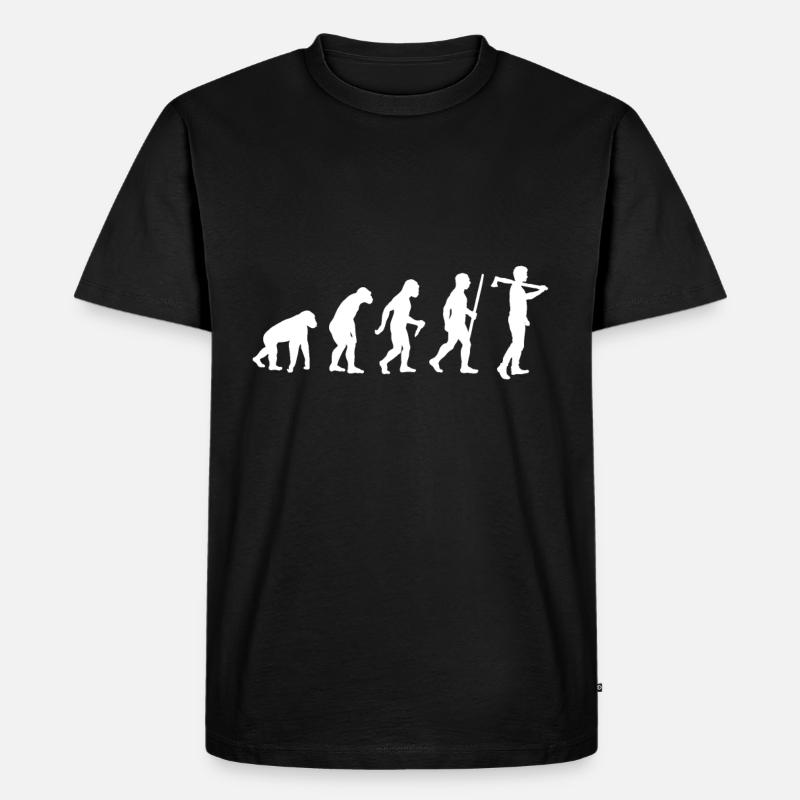 Axe Evolution - Men's Premium Organic T-Shirt - black