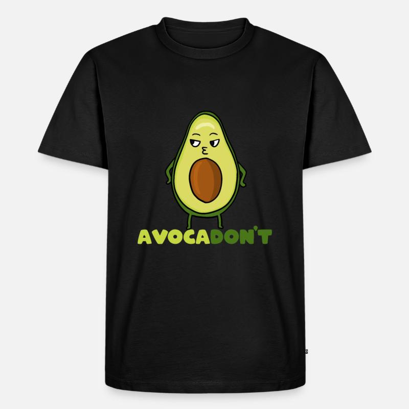 Avocadont - Männer Premium Bio T-Shirt - Schwarz