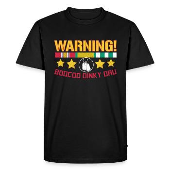 Vétéran du Vietnam - T-shirt Premium bio Homme - noir - Devant - Nico (187cm)